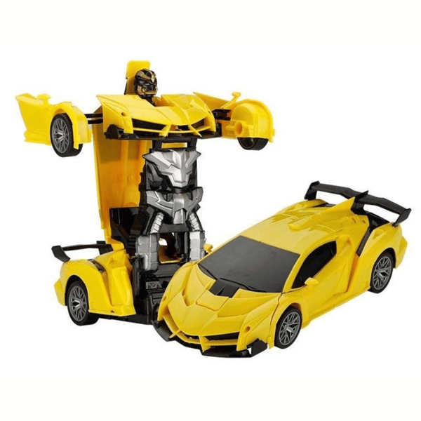 Transform Easter RC Cars for Boys 3-15,2.4Ghz Remote Control 1:18 Scale Robot Deformation 360° Rotation