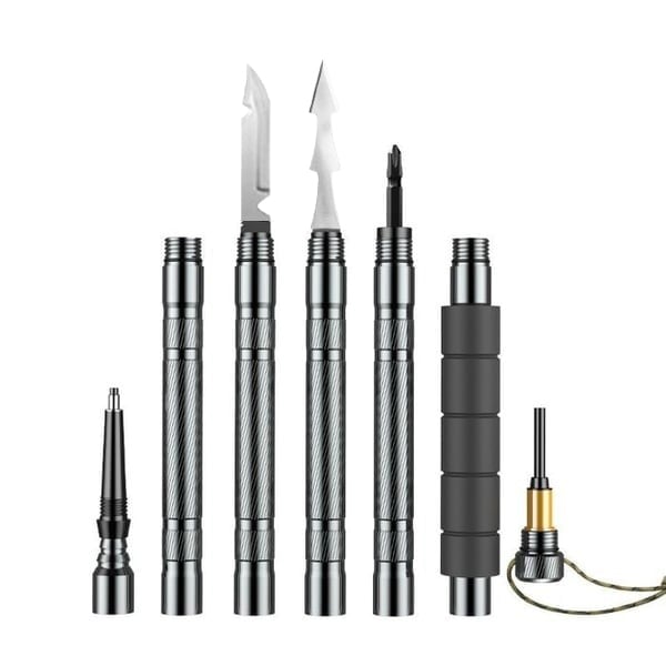 ⚡7-in-1 Tactical Hiking Stick