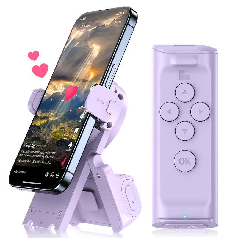 ✨Remote Control for TikTok Scrolling with Smartphone Holder Stand 📱