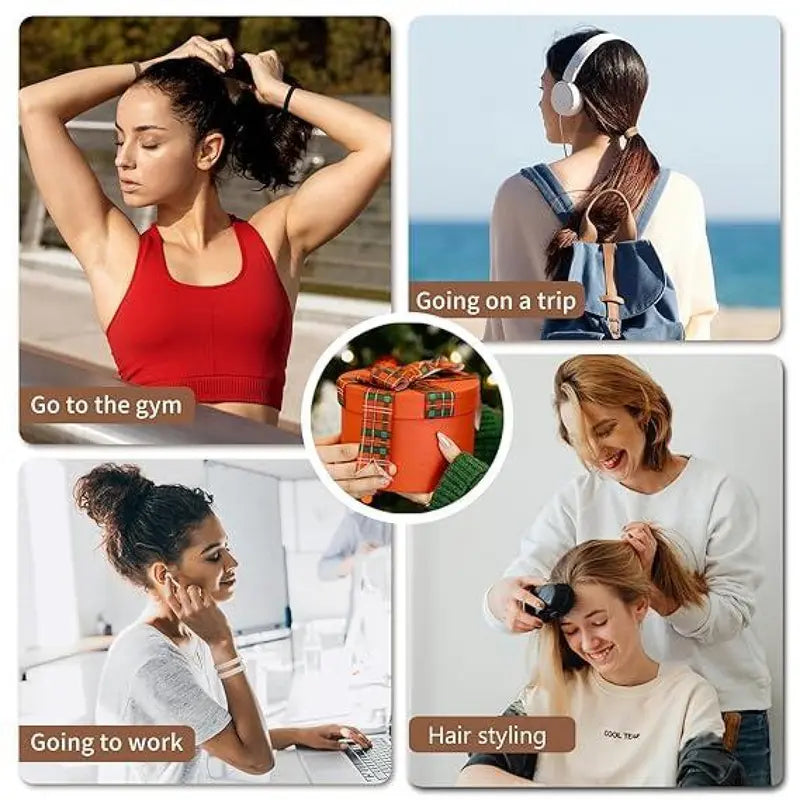 50 piece set of seamless headband suitable for thick hair -4-color set