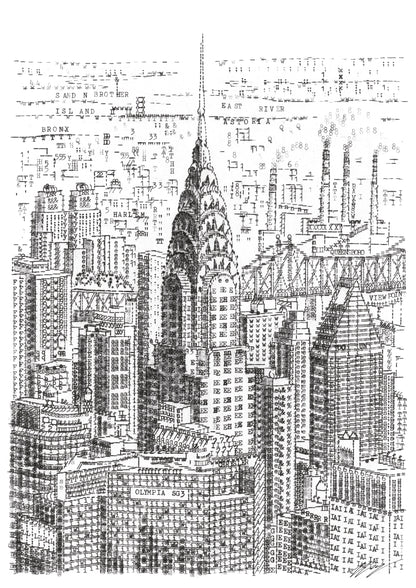 🖋️ James’ Typewriter Art Collection — Iconic American Landmarks