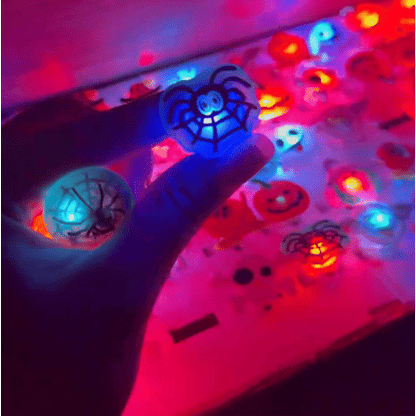 🔥Last Day 50% OFF🔥Halloween LED Glow Rings (50pcs set)