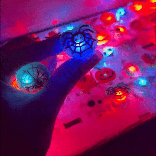 🔥Last Day 50% OFF🔥Halloween LED Glow Rings (50pcs set)