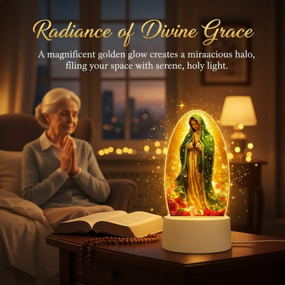 🕊️Divine Radiance: Guadalupe Virgin Prayer Lamp✨