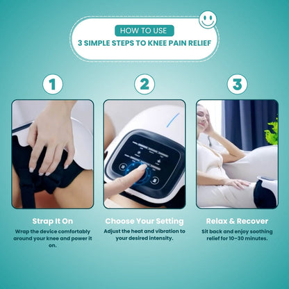 SWIFLOA™ Portable Comfort Electric Knee Massager - 🔥3-in-1 Therapy