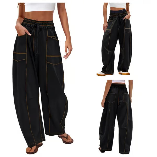 🔥LAST DAY 49% OFF -Tanming Women's Barrel Sweatpants👖