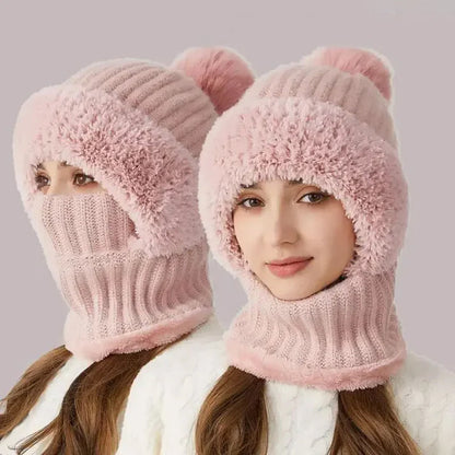 🧣Winter Balaclava Hat Scarf Mask 3 in 1 Set