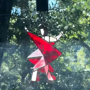 🔥LAST DAY 57% OFF -💃Stevie Nicks🤘 Handmade Stained Glass Spinner