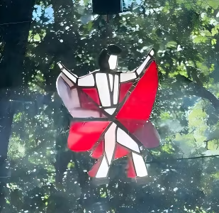 🔥LAST DAY 57% OFF -💃Stevie Nicks🤘 Handmade Stained Glass Spinner