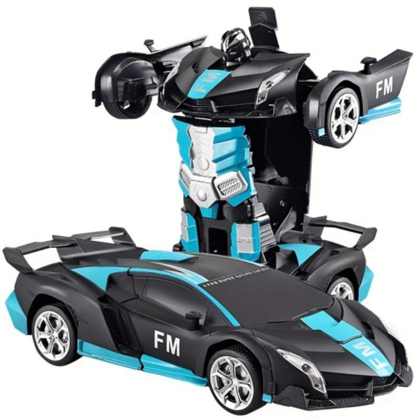 Transform Easter RC Cars for Boys 3-15,2.4Ghz Remote Control 1:18 Scale Robot Deformation 360° Rotation