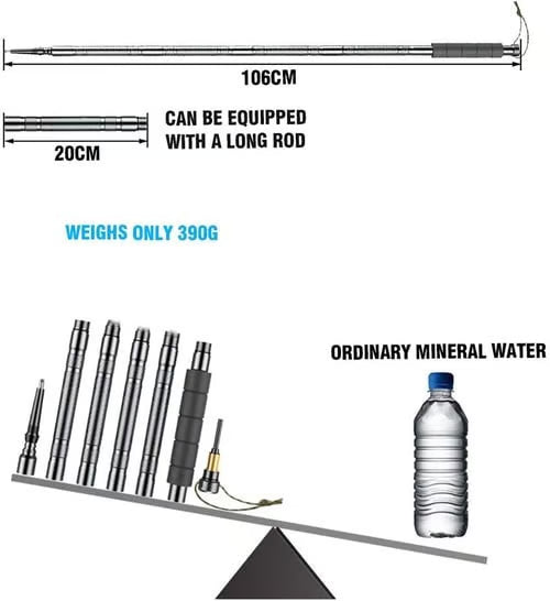 ⚡7-in-1 Tactical Hiking Stick