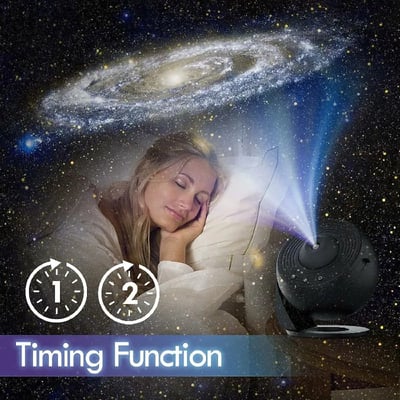 Lunara Starry Sky Projector LED Night Lamp For Bedroom