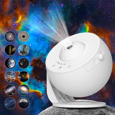 Lunara Starry Sky Projector LED Night Lamp For Bedroom