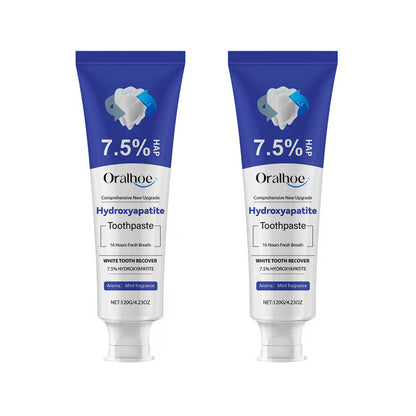 💥Hot Listing 🔥Hydroxyapatite Toothpaste 7.5% for Enamel Repair & Teeth Whitening Refreshing Flavor Fluorid