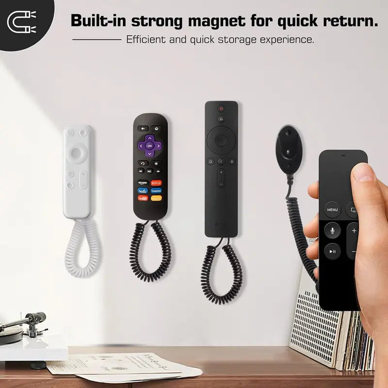 🎮📺 Remote Control Holders with Spring Ropes