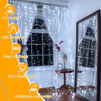 🎄✨ Christmas Special Offer! ✨ - Curtain Lights