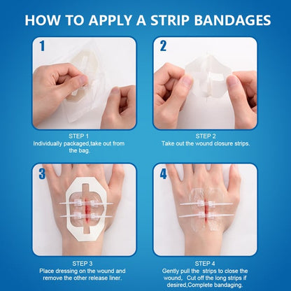 🔥Limited-Time Deal 49% OFF - Emergency Butterfly Bandaids for Wound Closure