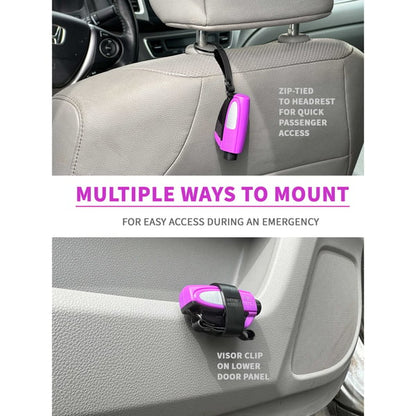 🔥2-in-1 Emergency Window Breaker & Seatbelt Cutter