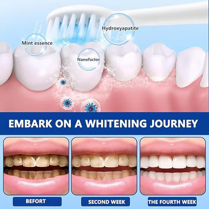 💥Hot Listing 🔥Hydroxyapatite Toothpaste 7.5% for Enamel Repair & Teeth Whitening Refreshing Flavor Fluorid