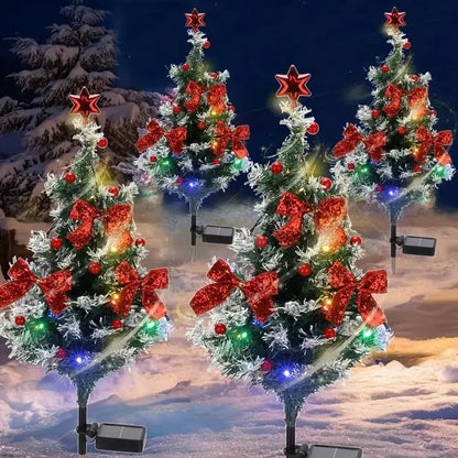 🌲Solar Cedar Tree Lights - Yard Garden Lawn In-Ground Decorative Lights✨