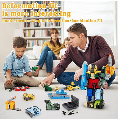 Transforming Number Deformation Robot Toy For Kids