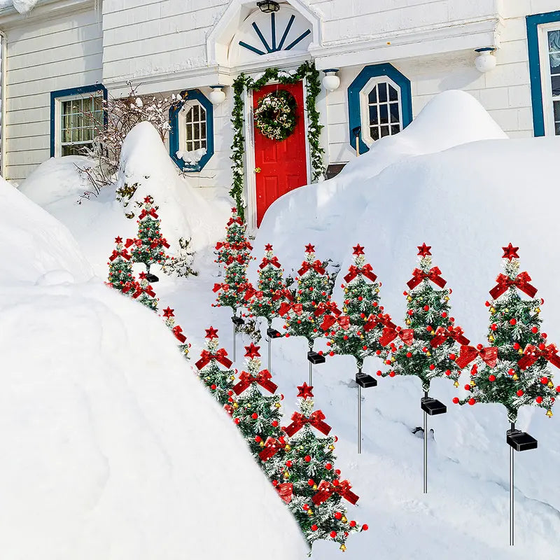 🌲Solar Cedar Tree Lights - Yard Garden Lawn In-Ground Decorative Lights✨