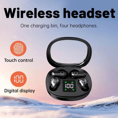 🎧 Wireless Bluetooth Headphones — 2 Pairs Invisible Mini Earbuds