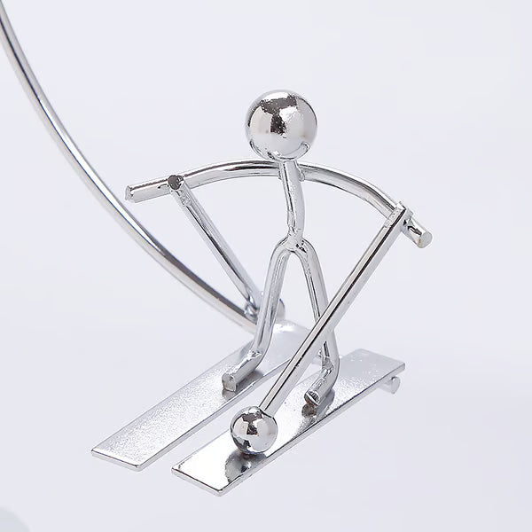 Electroplated Balancing Sculpture – The Art of Perfect Equilibrium