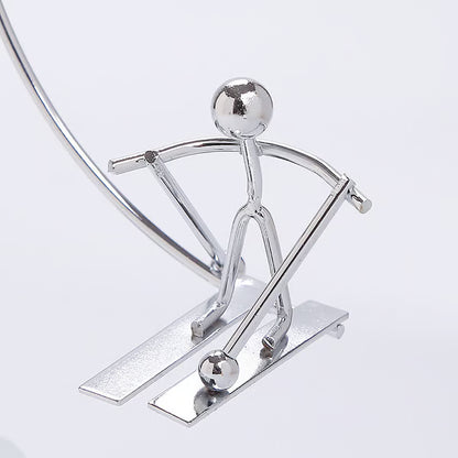 Electroplated Balancing Sculpture – The Art of Perfect Equilibrium