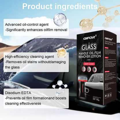 🚗🧼Automotive Oil Film Cleaning Brush for Car Windows – Glass Cleaning Board