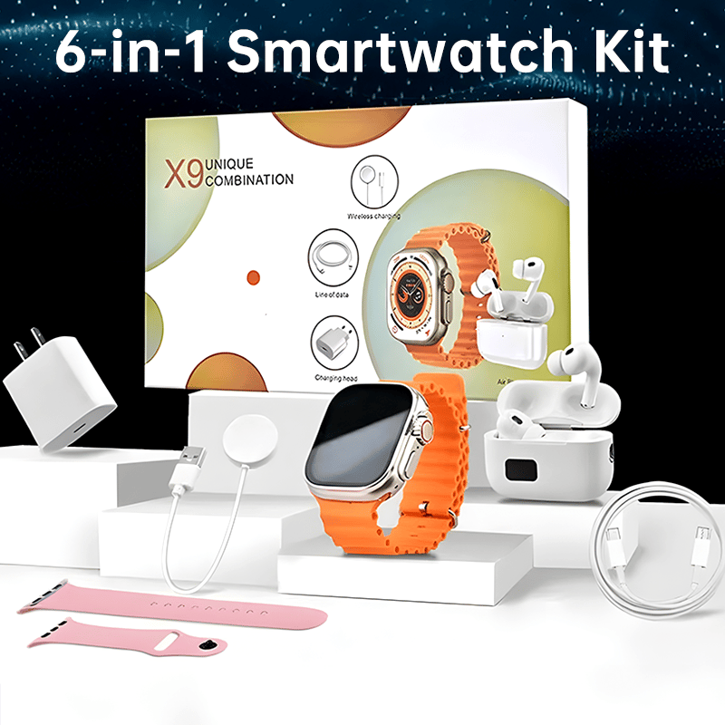 💥Wholesale Deal Alert! 💥 – 6-in-1 Smartwatch Kit at Factory Price! 🏷️