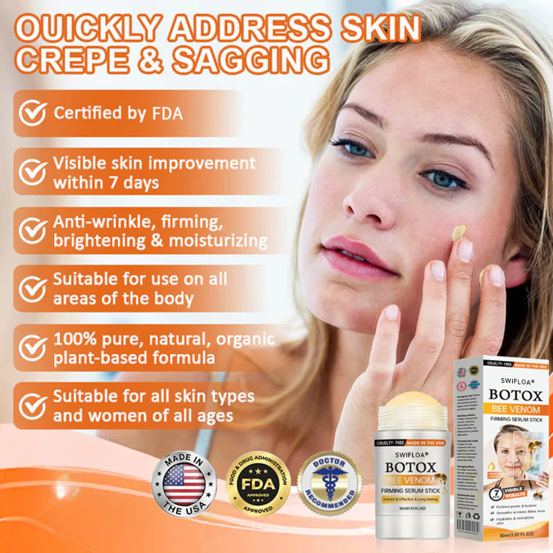 Made and Shipped from USA✨SWIFLOA® Botox Bee Venom Firming Serum Stick💄
