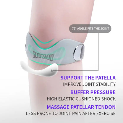 🏃‍♂️ Silicone Patella Knee Strap for Knee Pain Relief – Adjustable Brace for Women & Men
