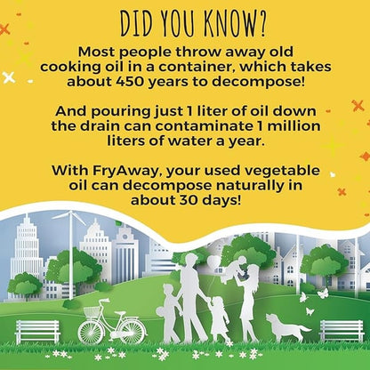 🦈 Oil Stone™ As Seen on Shark Tank |Super Fry Cooking Oil Solidifier