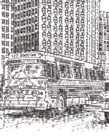 🖋️ James’ Typewriter Art Collection — Iconic American Landmarks