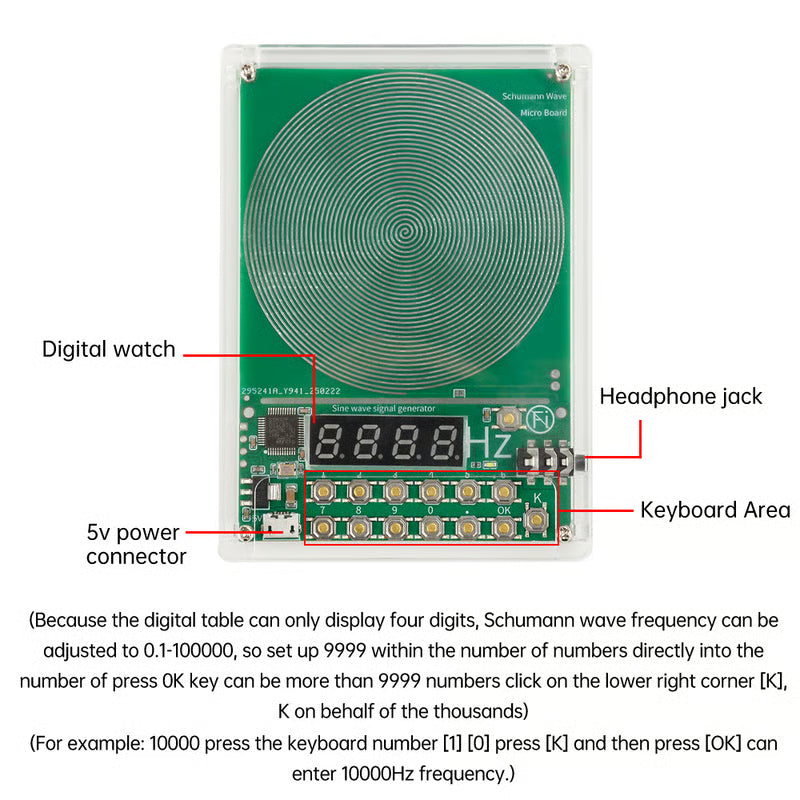 Advanced Schumann Resonance Frequency Generator