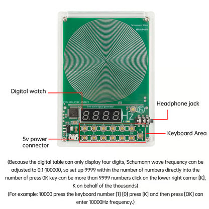 Advanced Schumann Resonance Frequency Generator