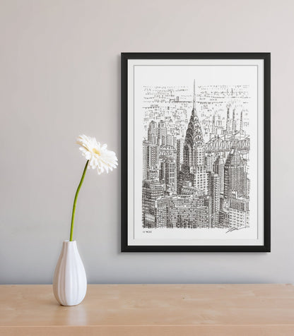 🖋️ James’ Typewriter Art Collection — Iconic American Landmarks