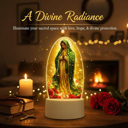 🕊️Divine Radiance: Guadalupe Virgin Prayer Lamp✨