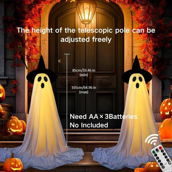 Glowing Ghost Porch Light 👻