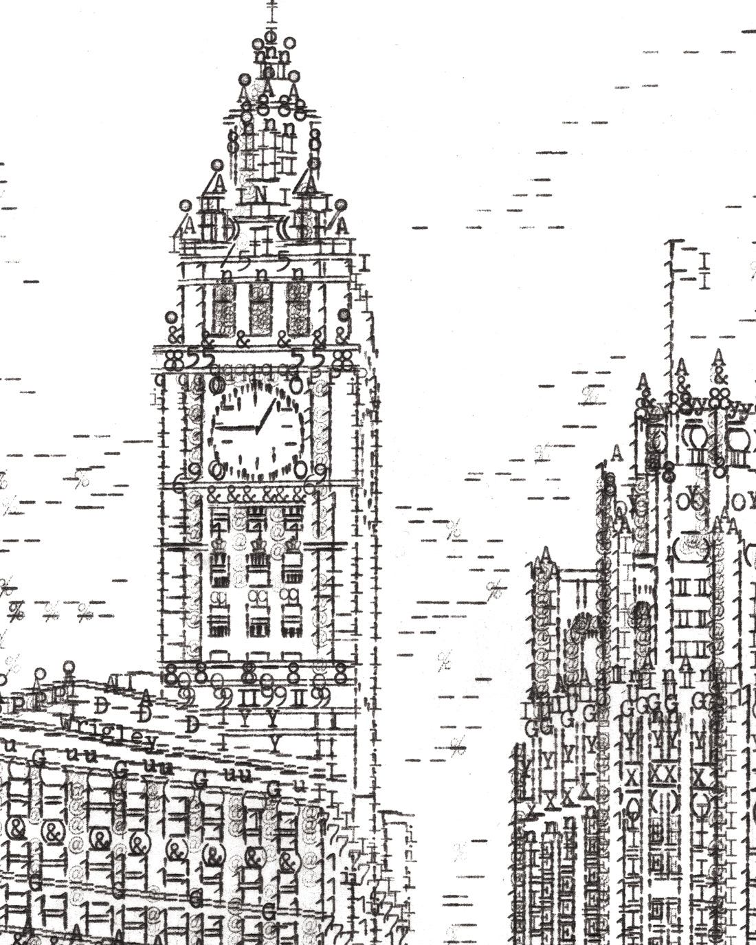 🖋️ James’ Typewriter Art Collection — Iconic American Landmarks