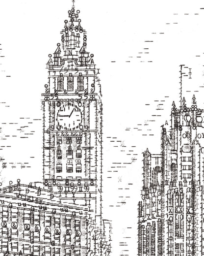 🖋️ James’ Typewriter Art Collection — Iconic American Landmarks