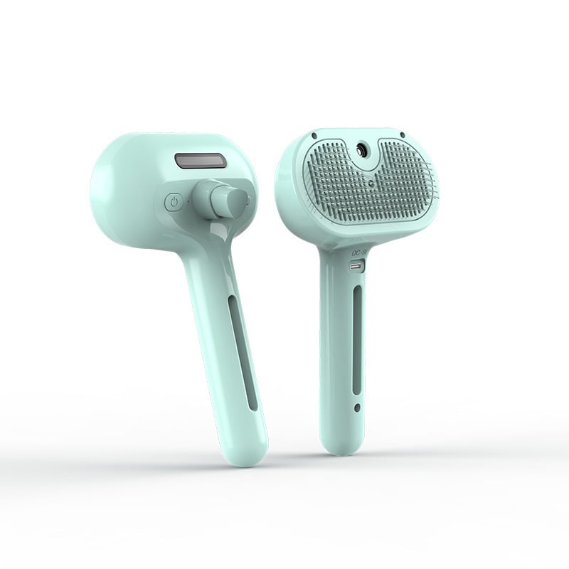 Self-Cleaning Spray Cat Brush for Shedding