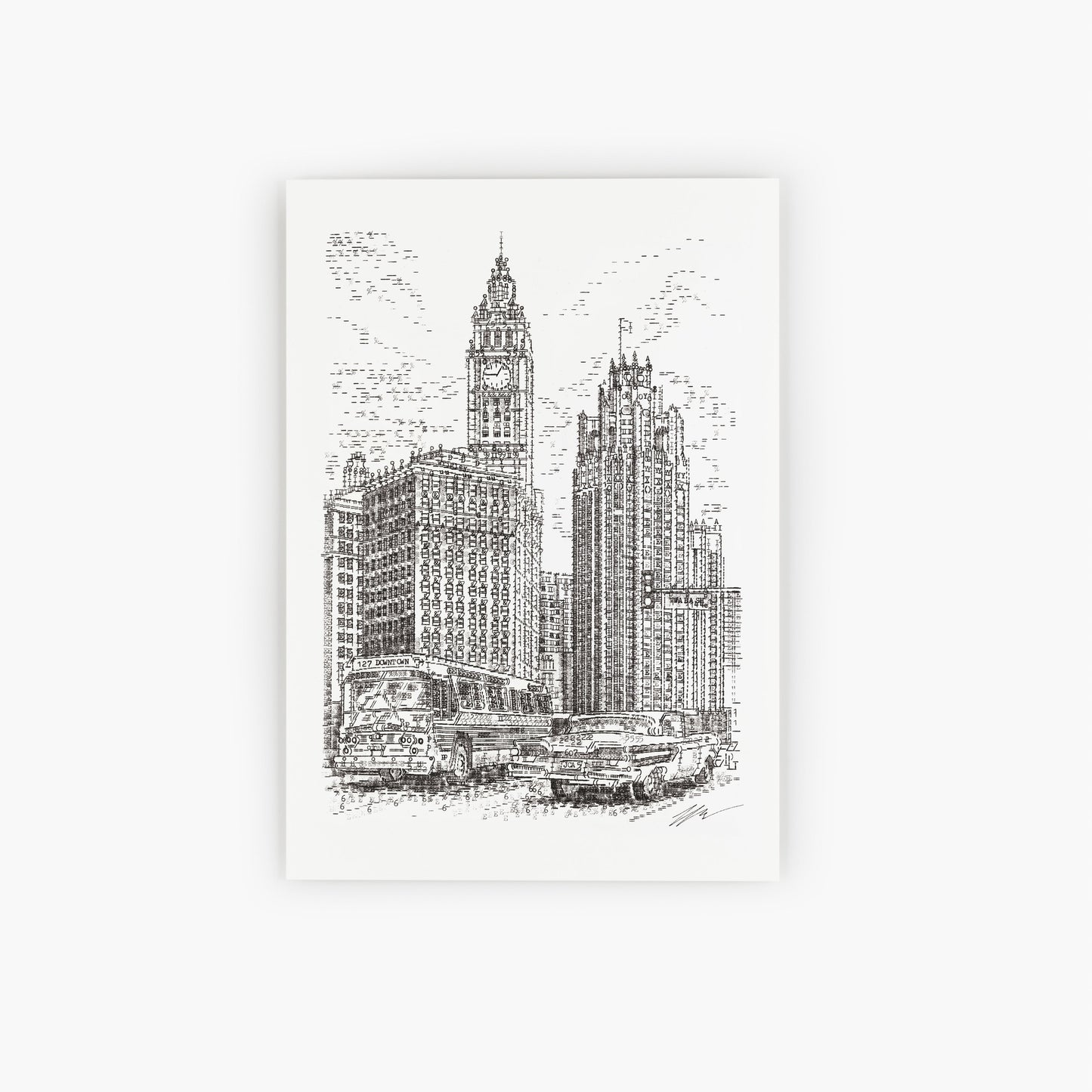🖋️ James’ Typewriter Art Collection — Iconic American Landmarks