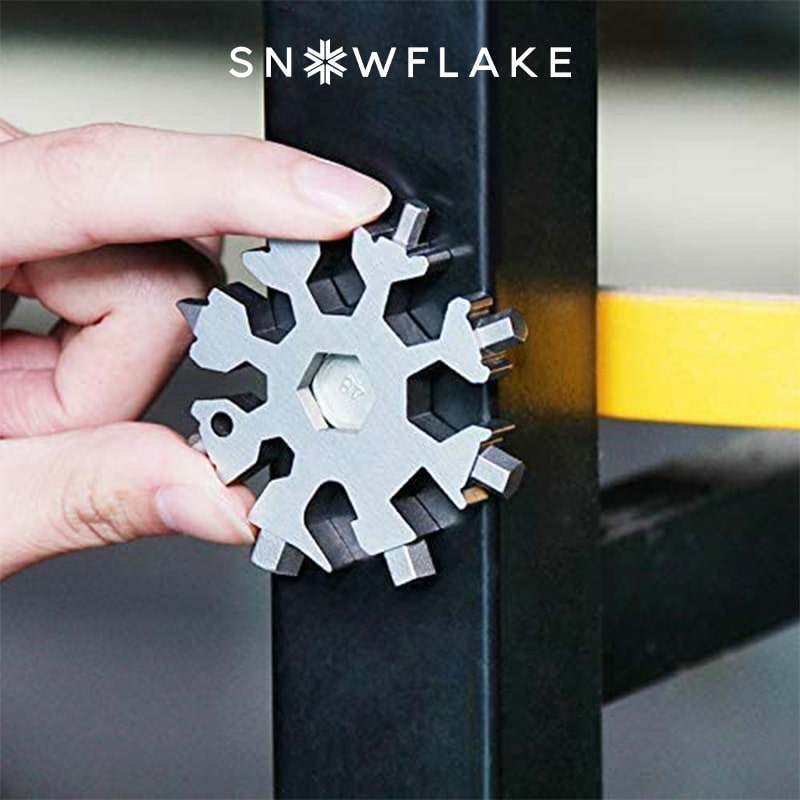 Snowflake - MultiTool 18-in-1 Stainless Steel Portable for Outdoor Adventure❄️