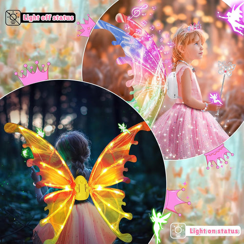 Light Up Fairy Wings for Girls