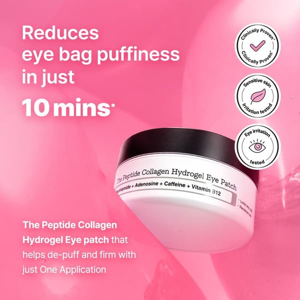 The Peptide Collagen Hydrogel Eye Patch Under Eye Mask (60 patches)