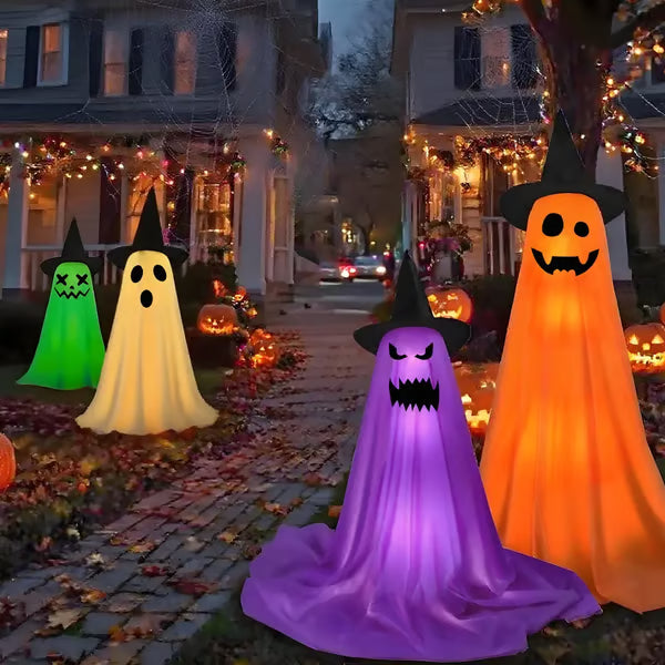 Glowing Ghost Porch Light 👻