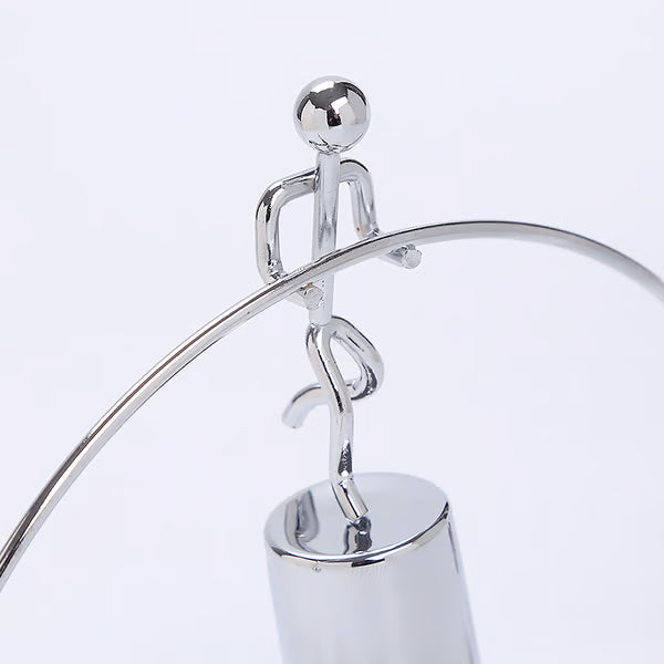 Electroplated Balancing Sculpture – The Art of Perfect Equilibrium