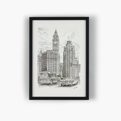 🖋️ James’ Typewriter Art Collection — Iconic American Landmarks